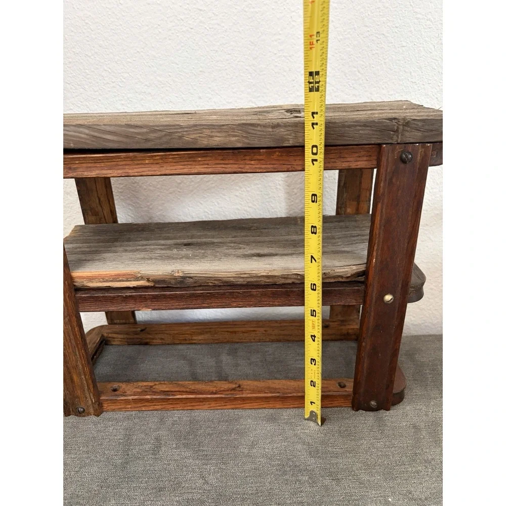 Vintage Rustic Country Farmhouse Singer Drawer Repurposed Wood Shelf Wall Mount